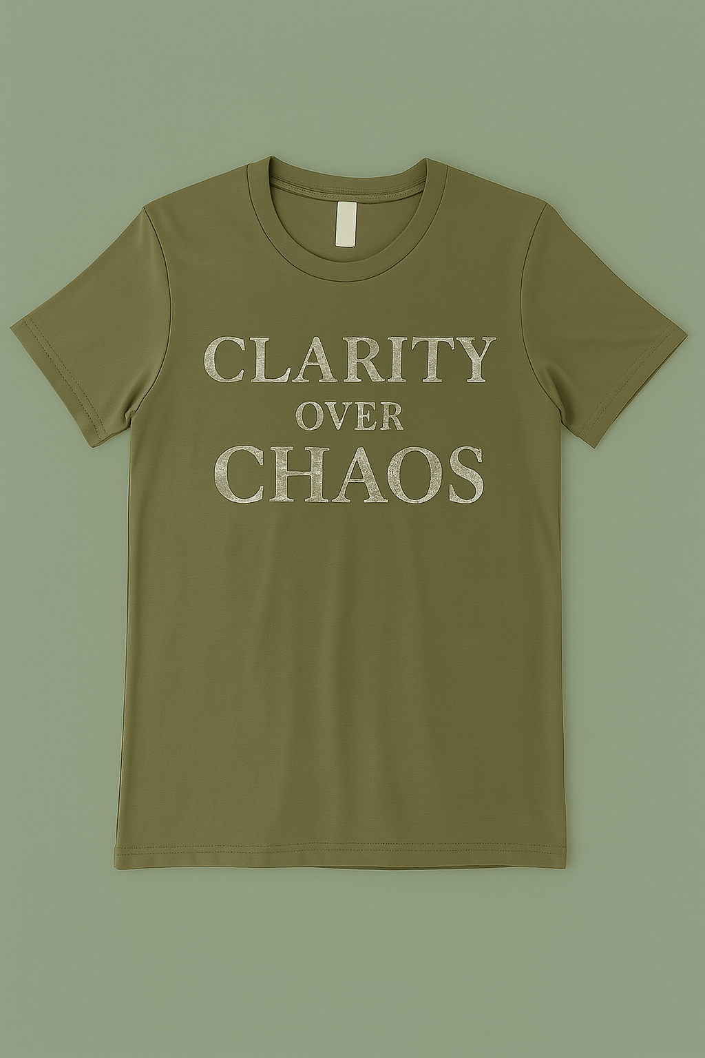 Gooder Human Clarity Over Chaos Shirt